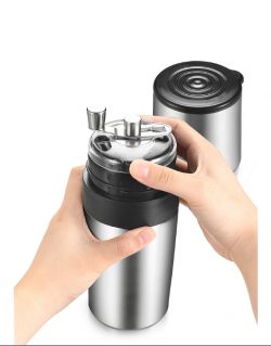 Multi Function Portable Manual Coffee Grinder with Filter