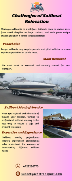 Moving Your Sailboat with Sailboat Moving Services