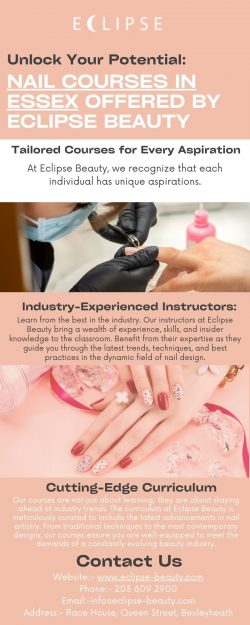 Unlock Your Potential: Nail Courses Offered by Eclipse Beauty in Essex