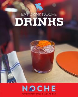 Crafted with tequila blanco, hibiscus syrup, yuzu juice, homemade bitters, and a touch of Ancho  ...