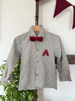 Polka Dot Alphabet Shirt| Dot Shirt For Kids