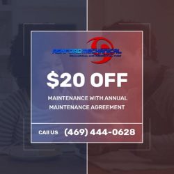 $20 Off Maintenance With Annual Maintenance Aggrement