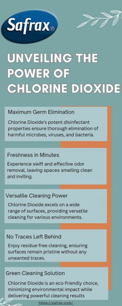 Safrax Inc. Unveiling the Power of Chlorine Dioxide