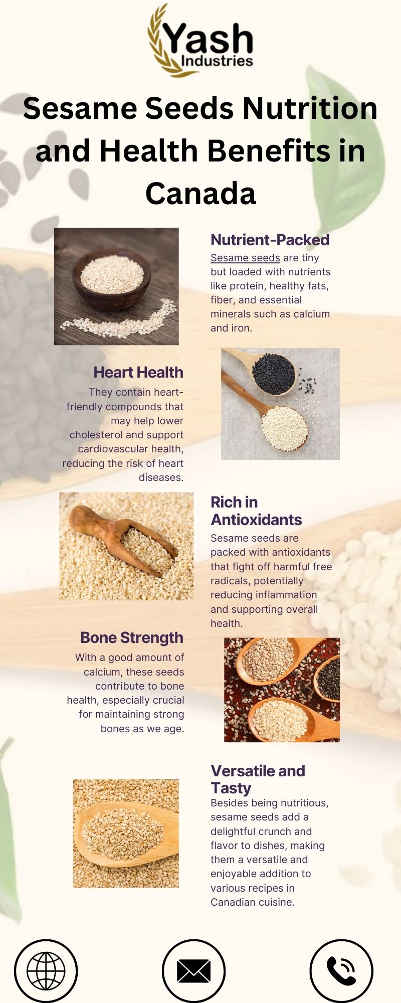 Sesame Seeds Nutrition and Health Benefits in Canada