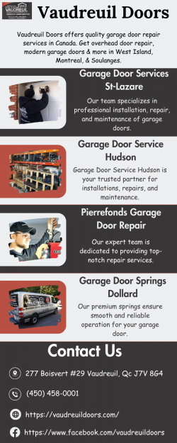 Pierrefonds Garage Door Repair