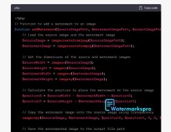 Watermark Images Using PHP | Watermarks Pro