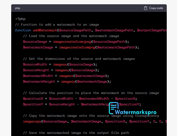 Watermark Images Using PHP | Watermarks Pro