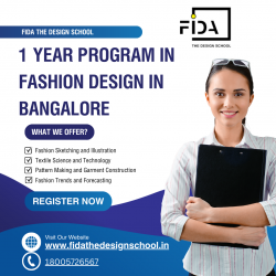 1 YEAR PROGRAM IN FASHION DESIGN IN BANGALORE