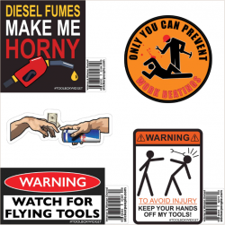 MECHANIC STICKERS SET 1