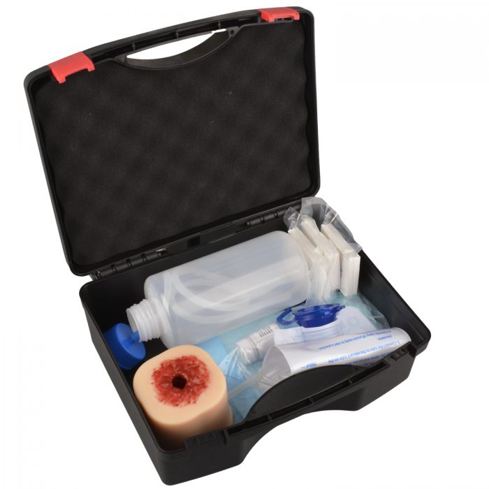 Gunshot Wound Packing Trainer Kit in Carrying Box