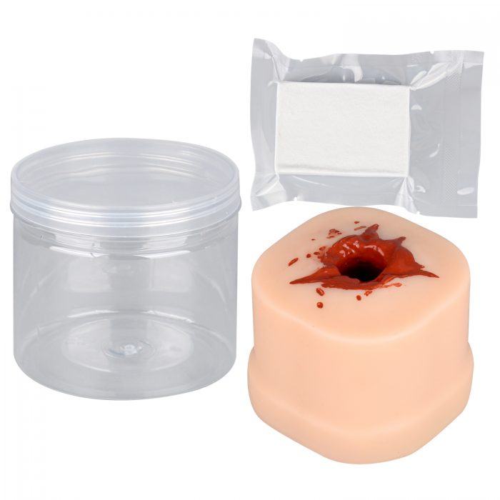 Gunshot Wound Packing Task Trainer in Portable Case