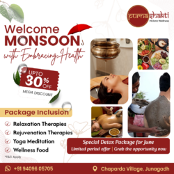 Welcome Monsoon with Embracing Health at Purnashakti Holistic Wellness Center!