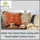 Make Your Home Decor Lively with Handcrafted Cushion Covers