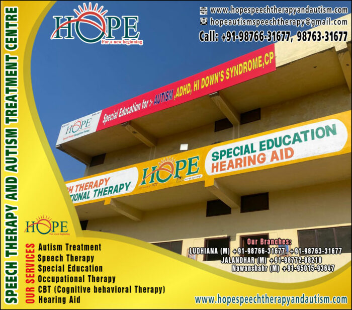 Hope Centre for Autism Treatment, Speech Therapy,