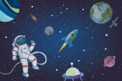 Space Wallpaper & Murals for Kids Room and Toddler