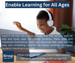 Enable Learning for All Ages