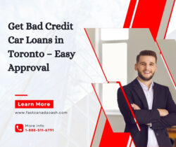 Fast Bad Credit Car Loans Toronto | Apply Now with Fast Canada Cash