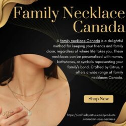 Show Your Symbol of Affection with a Family Necklace Canada