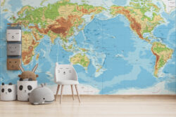 World Map Wallpaper Murals