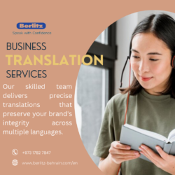 Professional Image Sharing for Berlitz Bahrain’s Business Translation Services