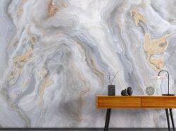 Grey Marble Wallpaper – Abstract Texture Murals