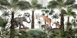 Animal Kingdom Wallpaper Wall Mural