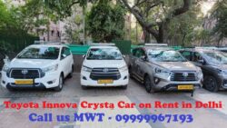 Innova Crysta Car on rent in Delhi