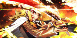 Rengoku’s Nichirin Blade: Fiery Red Sword and Demon Destruction