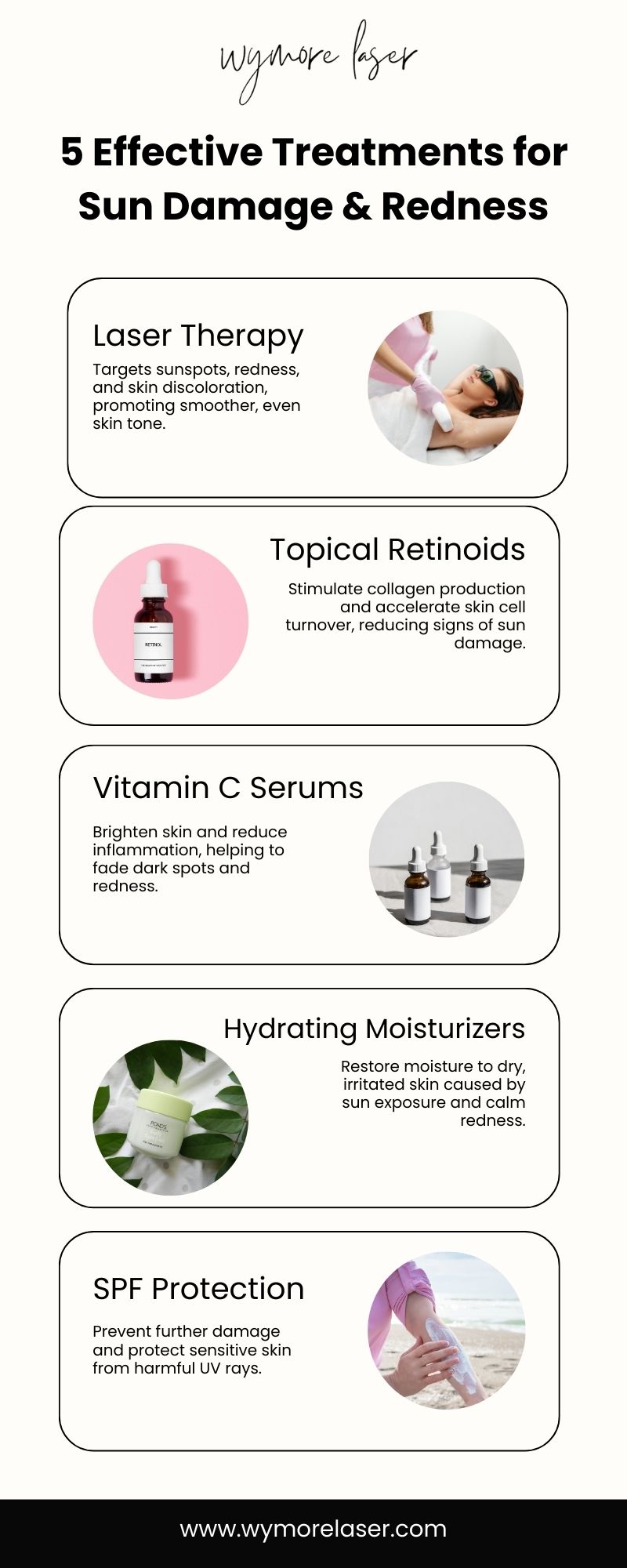 Say Goodbye to Sun Damage & Redness with Wymore Laser