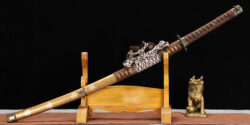 Handmade Japanese Tachi Sword: Oda Nobunaga, T10 Steel & Clay Tempering