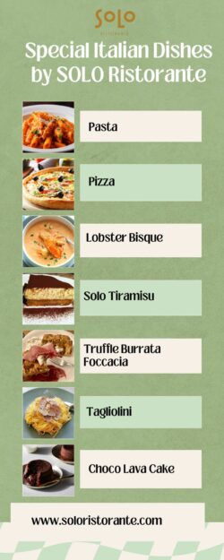 Special Italian Dishes by Solo Ristorante
