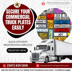 Secure Your Commercial Truck Plates Easily