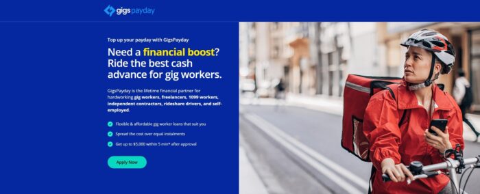 GigsPayday.Com – Gig Worker Loans