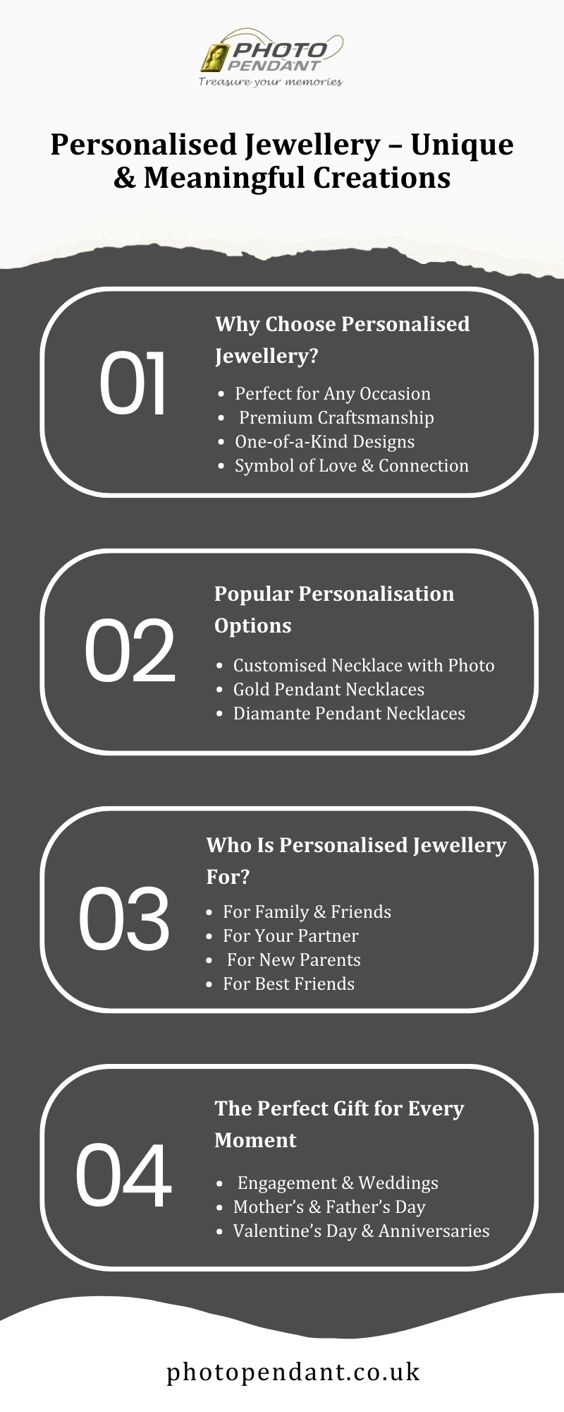 Personalised Jewellery – Unique & Meaningful Creations