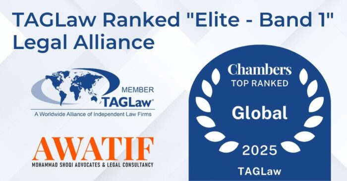 Awatif Mohammad Shoqi Advocates & Legal Consultancy’s Alliance TAGLaw® Earns Prestigious