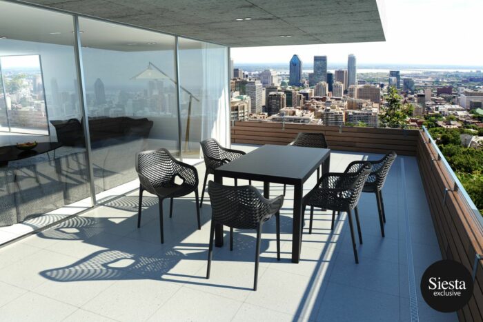 FL 7 Piece Dining Setting with Air XL Armchair