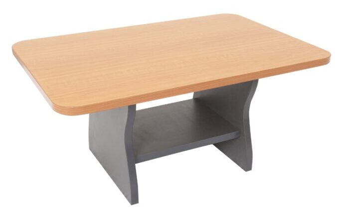 RL Budget Coffee Table with Ironstone Base