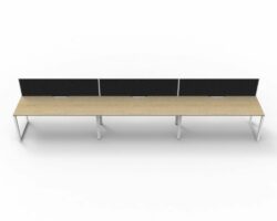 RL Loop Single Side Workstation with Screen Suitable From 1 to 3 Person