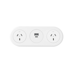 Echo In Desk 2 GPO with USB Fast Charging Module