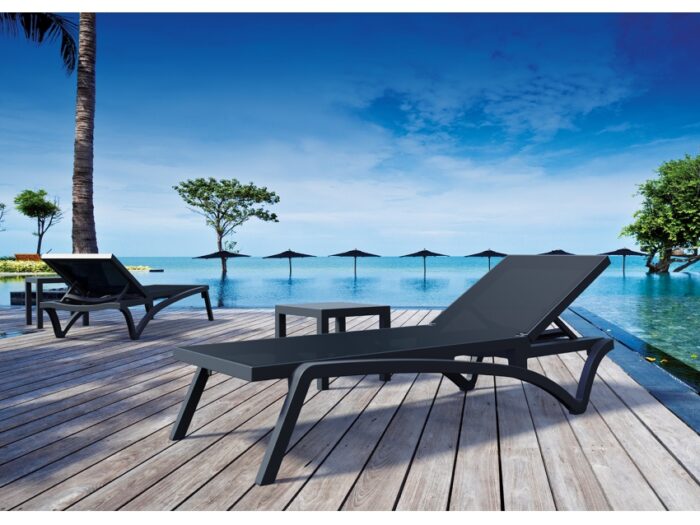 FL 3 Piece Pacific Hospitality Sunlounger & Side Table Package