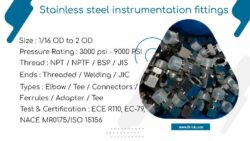 Stainless steel instrumentation fittings