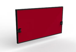 OL Studio50 Deskmount Screens Panel – Breath Fabric with Black Frame – 900mm Height