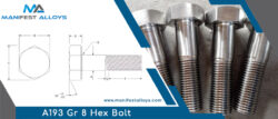 Leading Manufacturer of ASTM A193 B8 Bolt in India