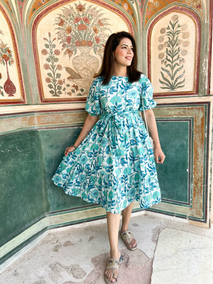 Explore Elegant Cotton Midi Dresses with Sleeves for Women in Every Occasion