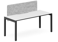 DD Plaza Workstation Single Sided For 1 Person With Sonik Screen