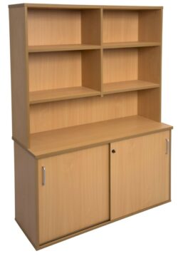 RL Span Hutch with Credenza -1800W