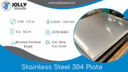 Stainless Steel 304 Plate Stockist in Mumbai