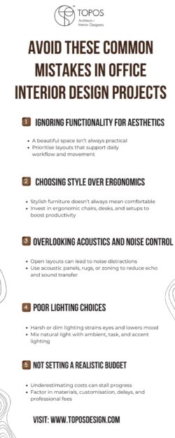 Avoid These Common Mistakes in Office Interior Design Projects