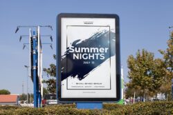 Durable Aluminum Post and Panel Signs for Clear Business Identification