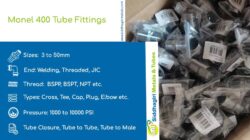 Buy Monel 400 Tube Fittings for excellent Tubing Connection